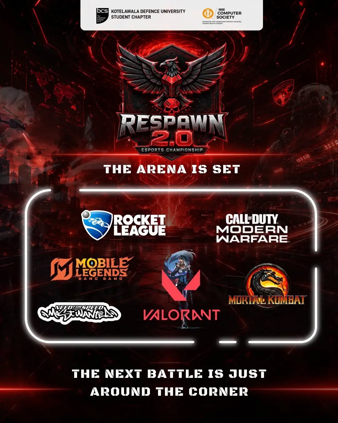 RESPAWN 2.0 game lineup reveal campaign artwork