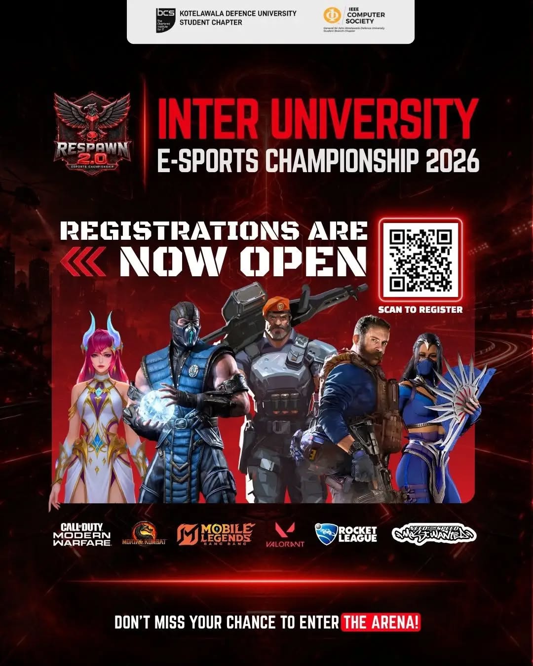 RESPAWN 2.0 registrations are open campaign artwork