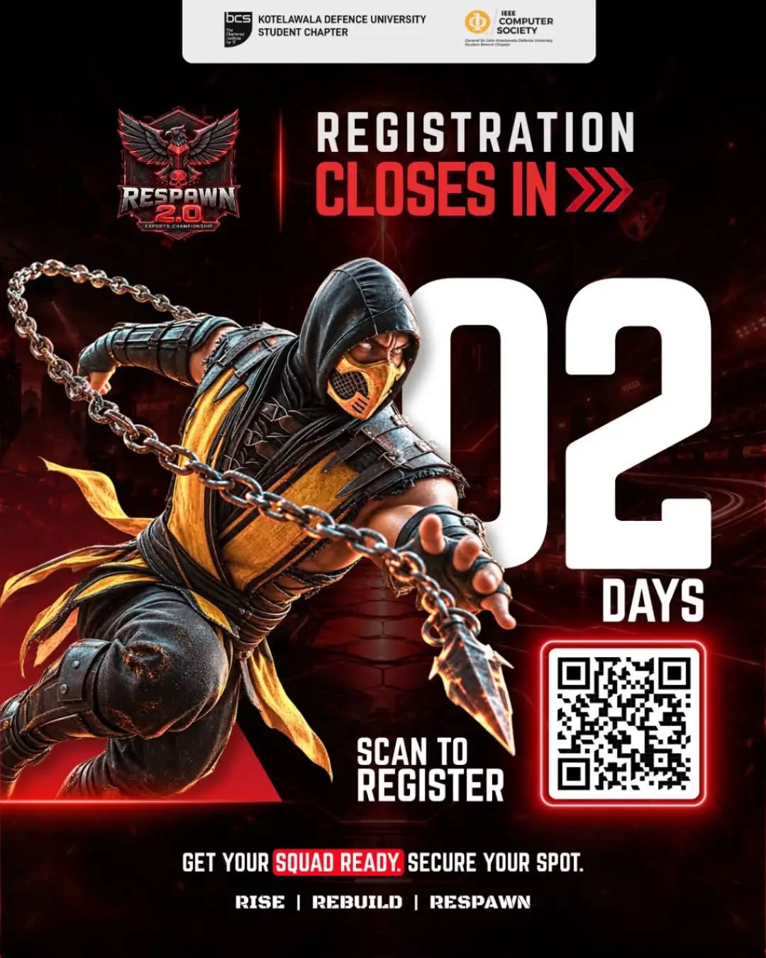 RESPAWN 2.0 two days remaining campaign artwork
